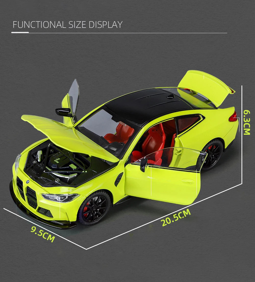 1:24 Scale BMW M4 Alloy Die-cast Model Car