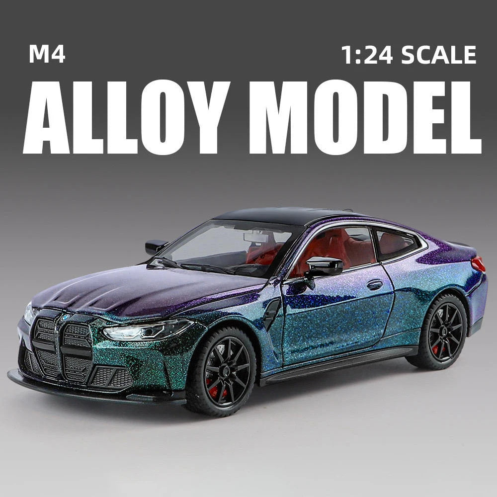 1:24 Scale BMW M4 Alloy Die-cast Model Car