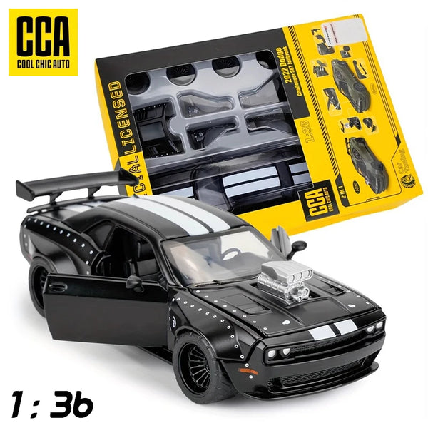 1/36 Scale Challenger SRT Hellcat Customisable Die-cast Model Car