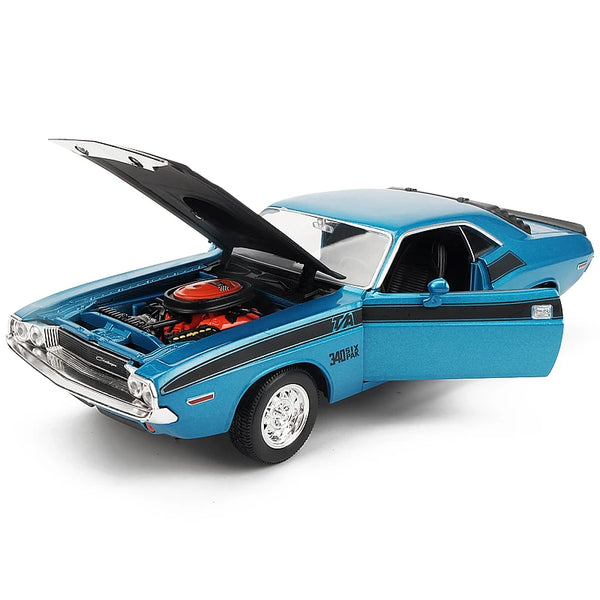 1/24 Scale Dodge Challenger T/A 1970 Alloy Die-cast Model Car