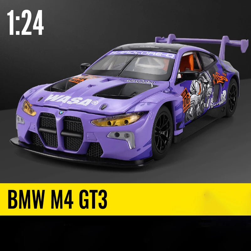 1:24 Scale BMW M4 M6 GT3 Red Bull Alloy Die-cast Model Car