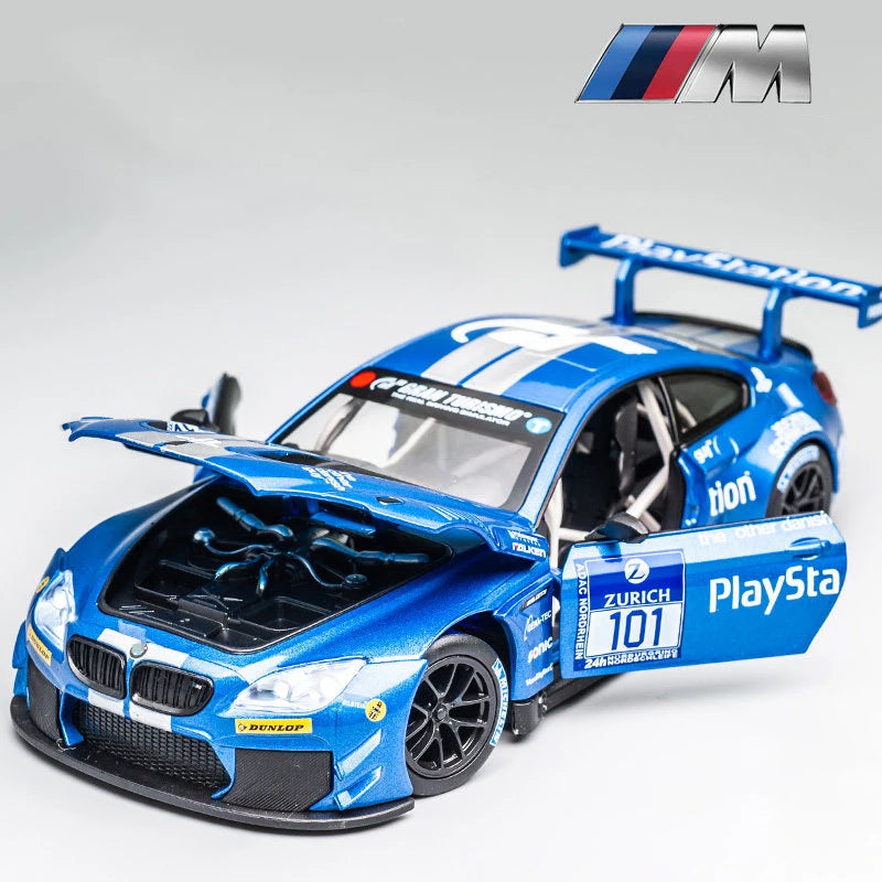 1:24 Scale BMW M4 M6 GT3 Red Bull Alloy Die-cast Model Car