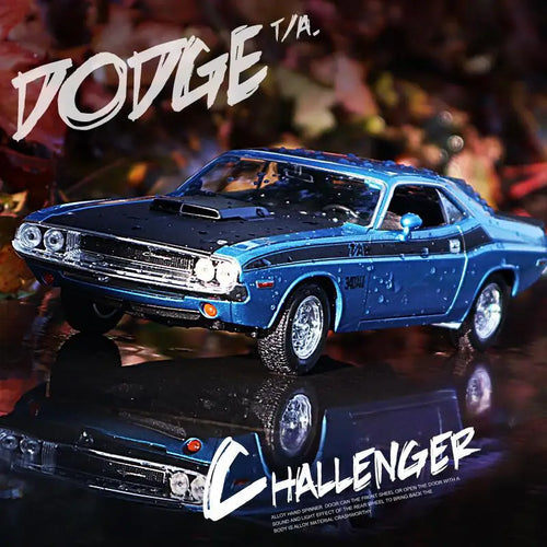 1/24 Scale Dodge Challenger T/A 1970 Alloy Die-cast Model Car