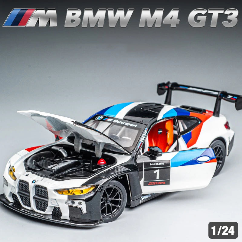 1:24 Scale BMW M4 M6 GT3 Red Bull Alloy Die-cast Model Car