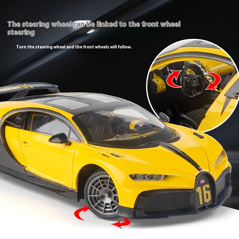 1:18 Scale Bugatti Chiron Alloy Die-cast Model Car