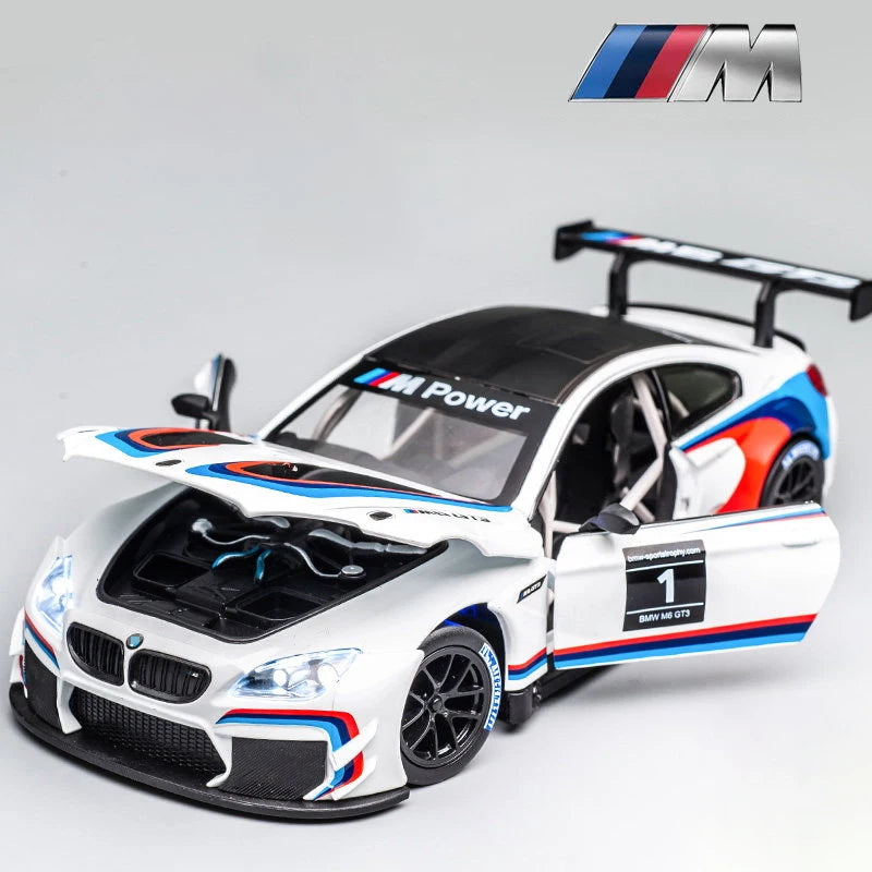1:24 Scale BMW M4 M6 GT3 Red Bull Alloy Die-cast Model Car