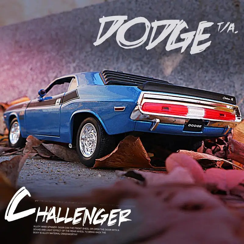 1/24 Scale Dodge Challenger T/A 1970 Alloy Die-cast Model Car
