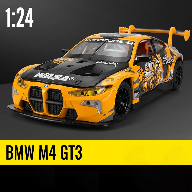 1:24 Scale BMW M4 M6 GT3 Red Bull Alloy Die-cast Model Car